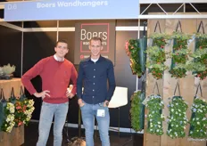 Marco Boers en Christian Kind van Boers Wandhangers, dat binnenkort een stukje uit gaat breiden.